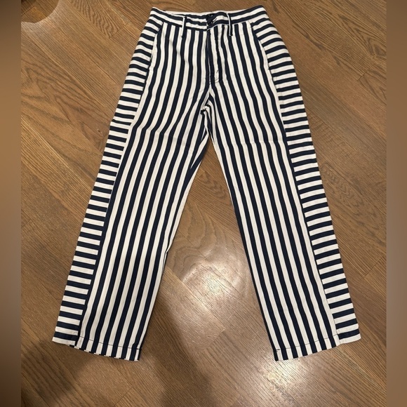 Mother The Inset Greaser Sea Daze Sz 25 blue and white Americana maximalist E - Picture 8 of 15